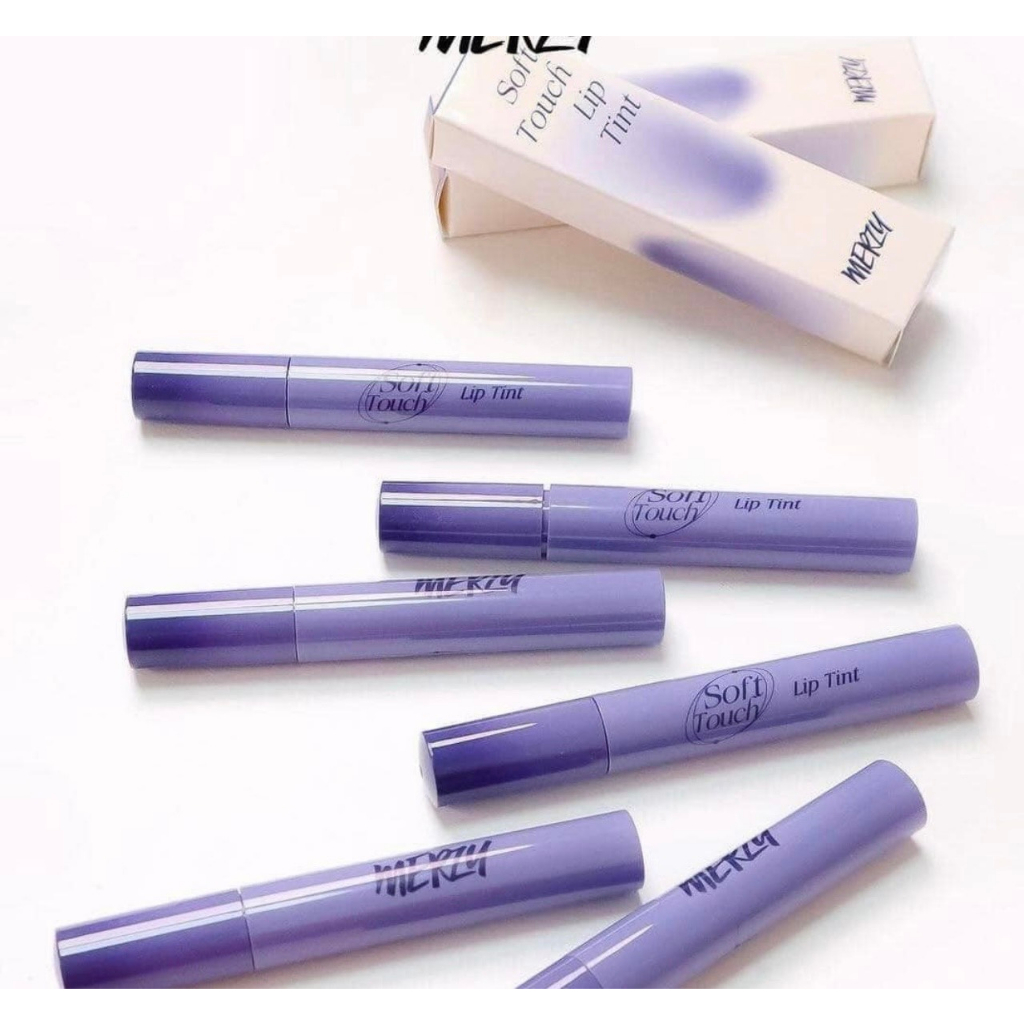 Merzy vỏ tím son kem siêu lì,mịn môi Hàn Quốc