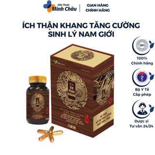 Ích Thận Khang hỗ trợ tăng cường sinh lý nam giới, chức năng thận - Viên uống Hộp 60 viên