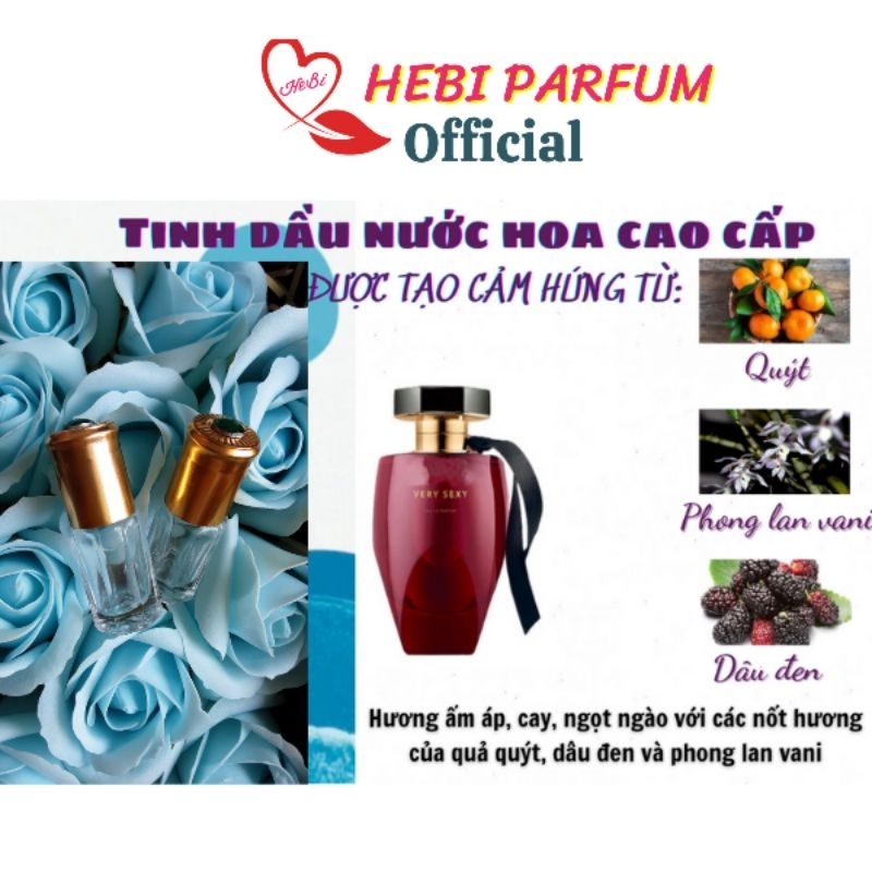 Tinh dầu nước hoa Pháp dạng lăn mini 3ml, 36 mẫu thử cao cấp
