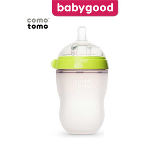 Bình sữa Silicone COMOTOMO 250ml CHÍNH HÃNG. An toàn cho bé, yên tâm cho mẹ.