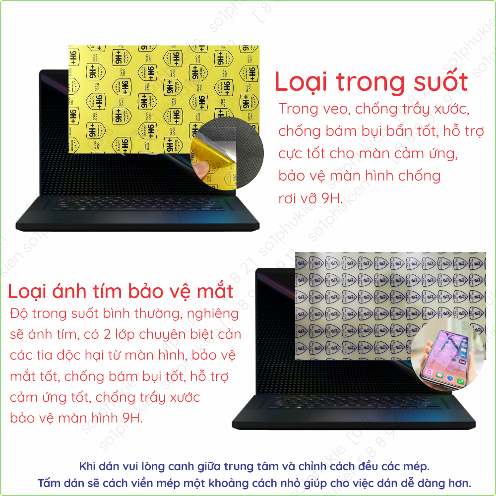 Dán màn hình cường lực laptop Asus ROG Zephyrus M16  Gu603 / M16  Gu604 nano dẻo siêu mỏng trong suốt, nhám