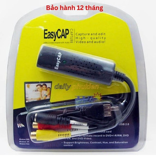 Thiết bị ghi hình USB Easycap, Easy Capture Video USB 2.0 hàng chuẩn ( k phải Easier)