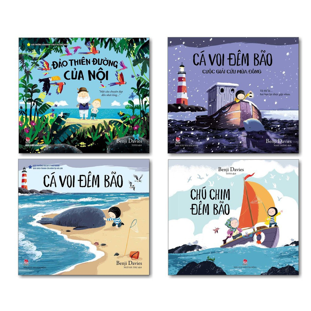 Sách - Combo Cá Voi Đêm Bão Và Những Câu Chuyện Khác  - Kim Đồng