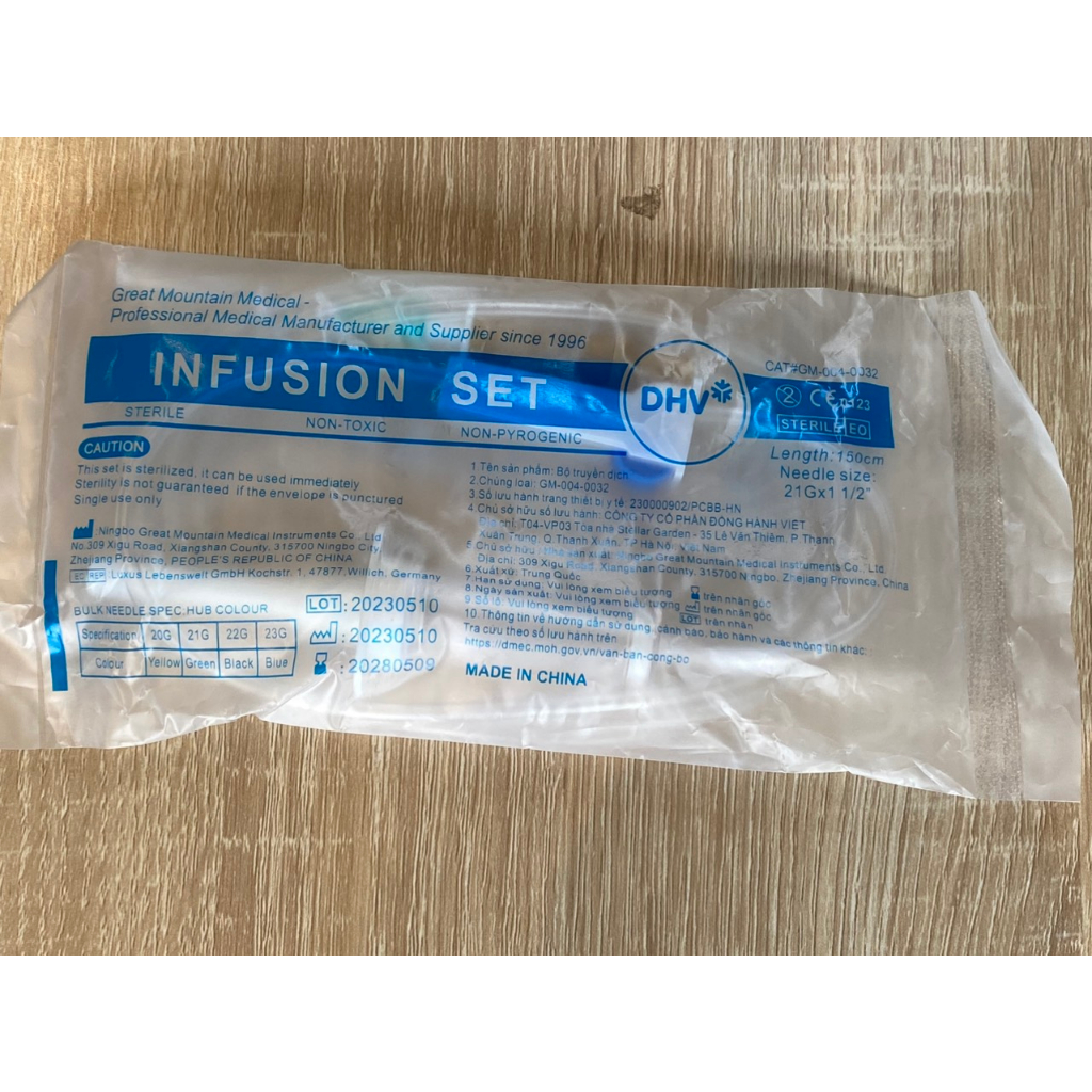 Bộ dây truyền dịch không cánh