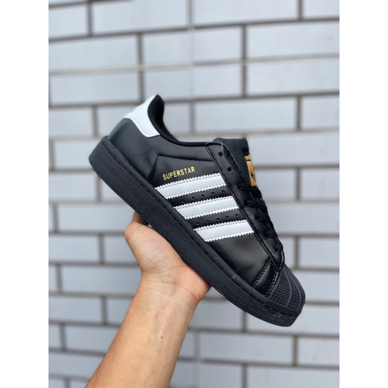 Giày thể thao Supper.star đen da