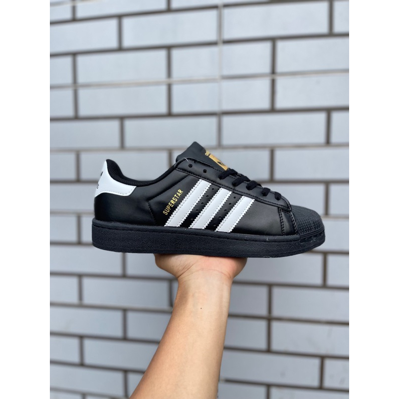 Giày thể thao Supper.star đen da