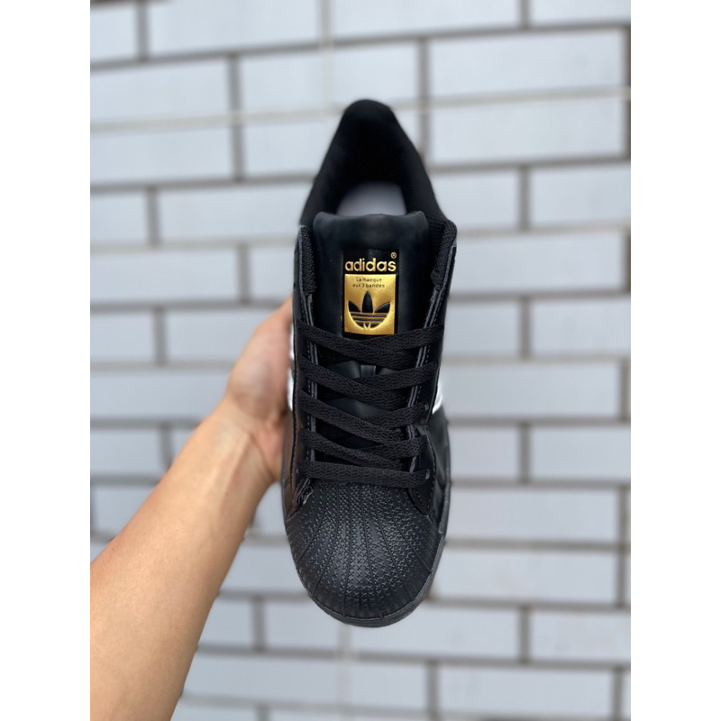 Giày thể thao Supper.star đen da