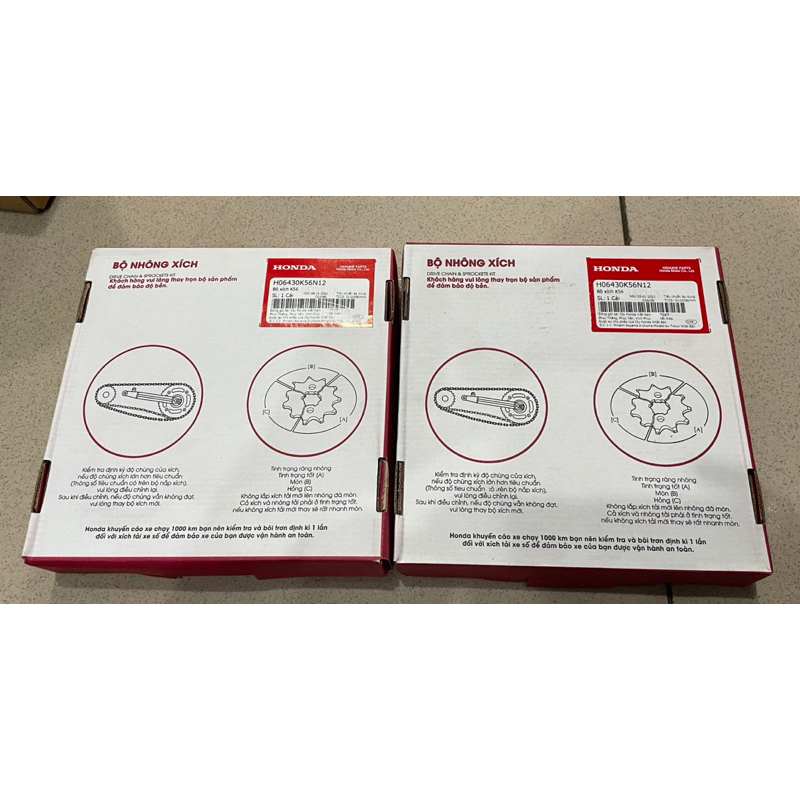 Bộ nhông xích WINNER X 150 Chính hiệu honda