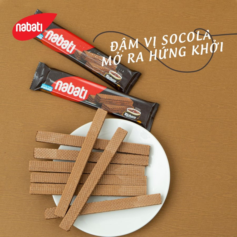Bánh Kem Xốp Nabati Vị Socola RiChoco, Vị Phô mai Richeese - Hộp 150g - FoodMap