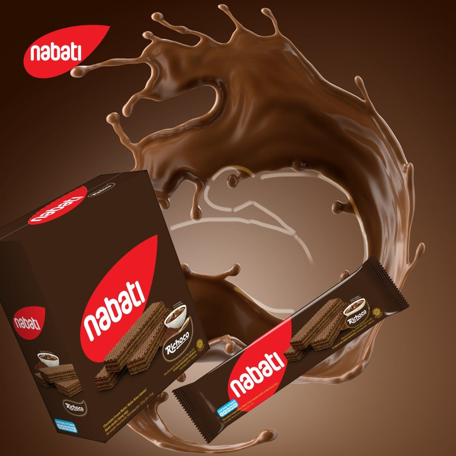 Bánh Kem Xốp Nabati Vị Socola RiChoco, Vị Phô mai Richeese - Hộp 150g - FoodMap