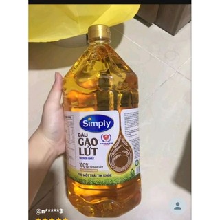 Dầu gạo lứt simply 2l