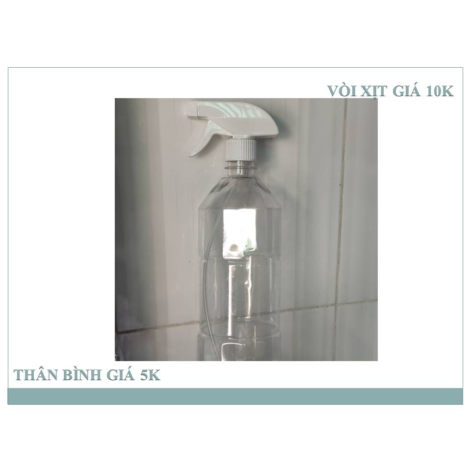 BÌNH XỊT 1000ML DÙNG ĐỂ TƯỚI HOA, DỰNG DUNG DỊCH LÀM SẠCH, CỒN... TIỆN DỤNG, GIÁ CHỈ...