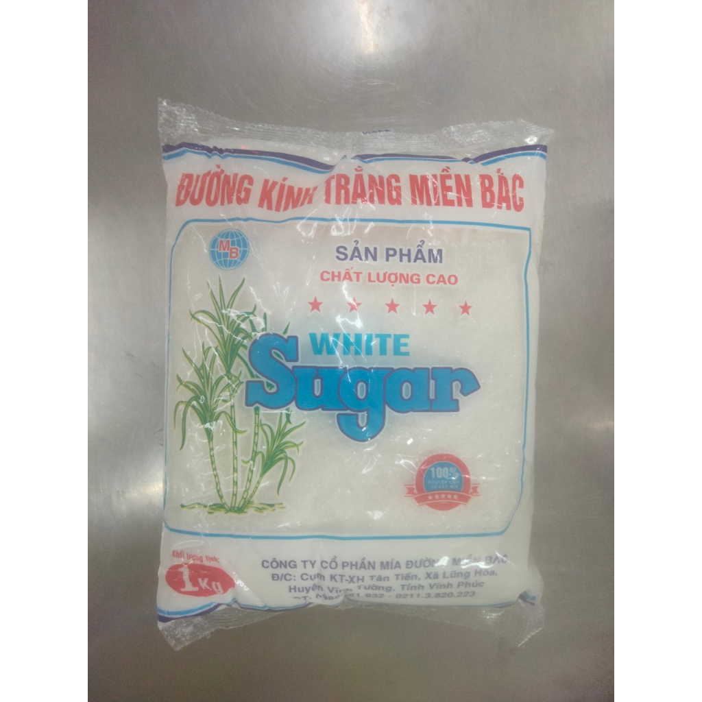 Đường trắng/vàng xuất khẩu gói 1kg