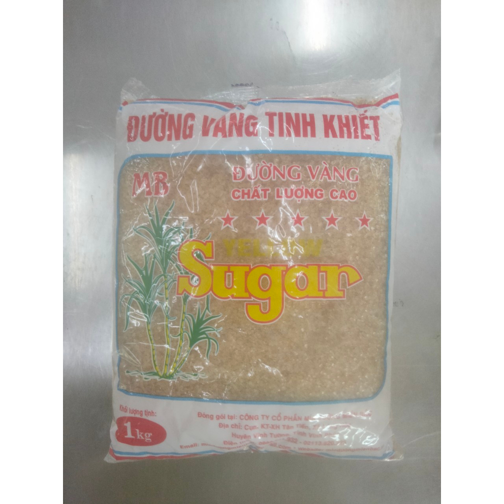 Đường trắng/vàng xuất khẩu gói 1kg