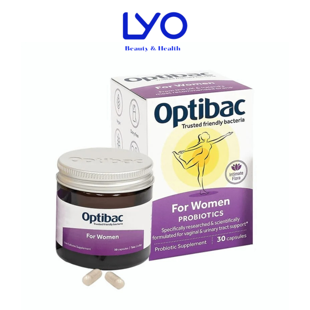 Men vi sinh phụ khoa Optibac For Women Optibac tím 30 viên