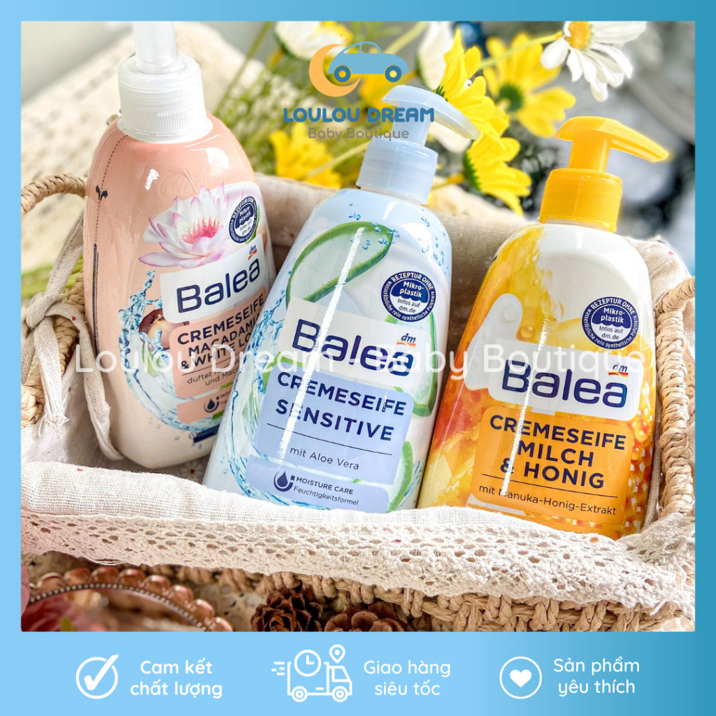 Nước rửa tay Balea Đức cực thơm loại bỏ vi khuẩn chai 500ml