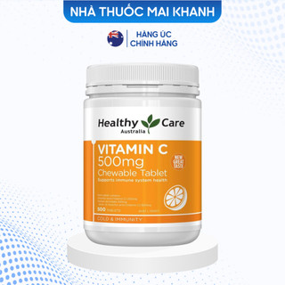 VITAMIN C 500 viên - viên nhai: Tăng sức đề kháng và luôn tươi trẻ