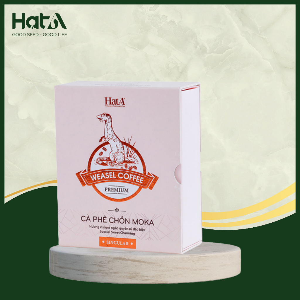 Cà phê chồn Moka Hạt A Cafe Premium Weasel Coffee vấn vương hương chocolate tuyệt hảo 120gr