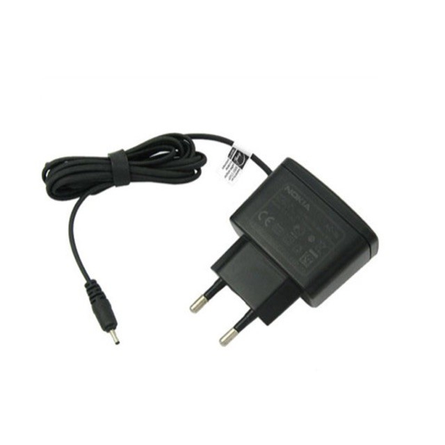Cục sạc pin điện thoại NOKIA chân kim đầu tròn chui chuôi nhỏ đt NOKIA 1280 105 6300 1200 1202 2700 2730 2690 E72 C2 N95