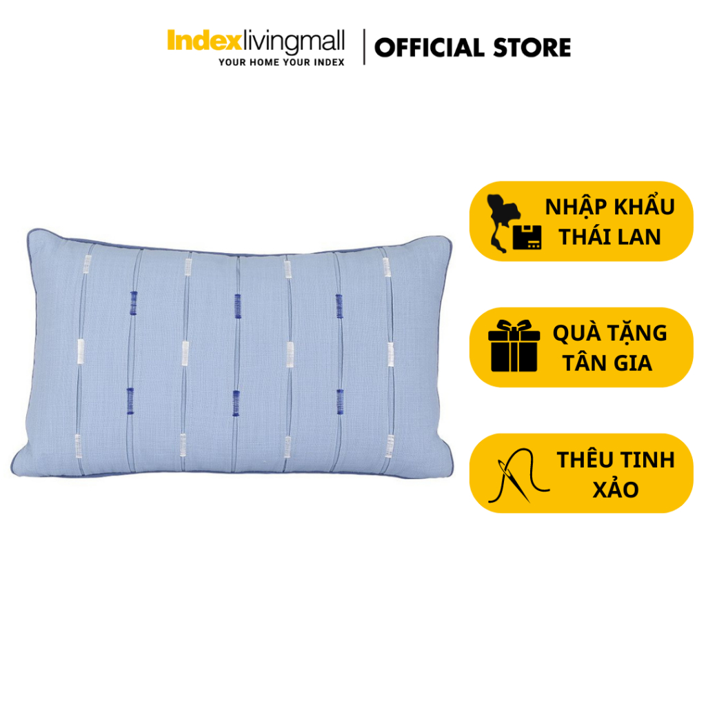 Gối Tựa Lưng Trang Trí Sofa CONTEM-DOT Kích Thước 30cm x 50cm Nhập Khẩu Từ Thái Lan Index Living Mall