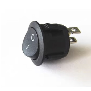 Công tắc bập bênh tròn 2 chân 20mm