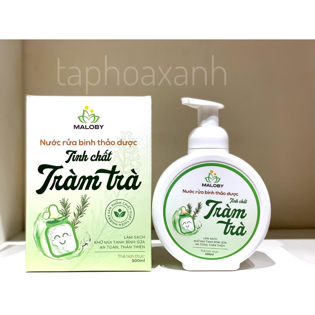 NƯỚC RỬA BÌNH TINH CHẤT TRÀM TRÀ 500ML