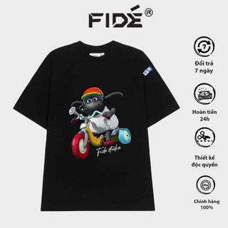 Áo thun FIDE Cừu shaun phông unisex nam nữ form rộng cổ tròn ulzzang SHAUN 13