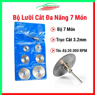 Bộ lưỡi cắt đa năng 7 món 6 lưỡi cắt và 1 trục cắt 3.2mm chất lượng cao