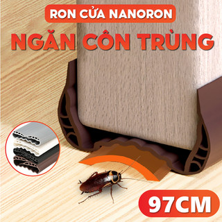 Thanh chắn cửa chống ồn, chống thoát hơi gió điều hòa NANORON Nẹp xốp ZICZAC thế hệ mới chặn gió đáy khe cửa