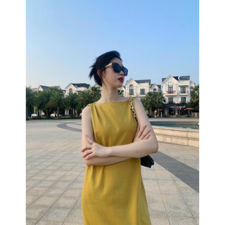 ĐẦM MIDI SÁT NÁCH XẺ HÔNG