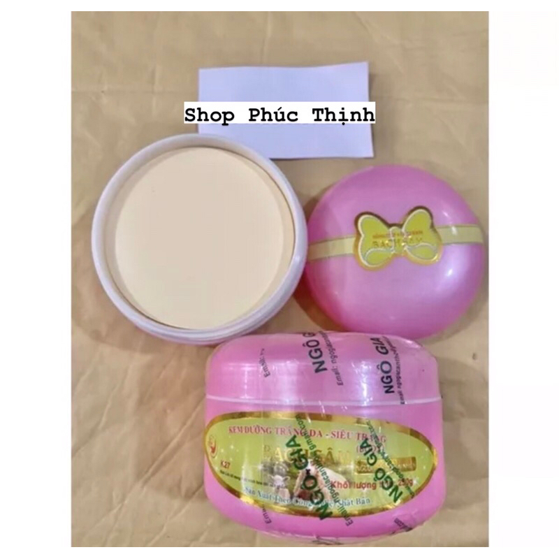 kem bạch sâm Ngô gia trắng da toàn thân hủ 250g