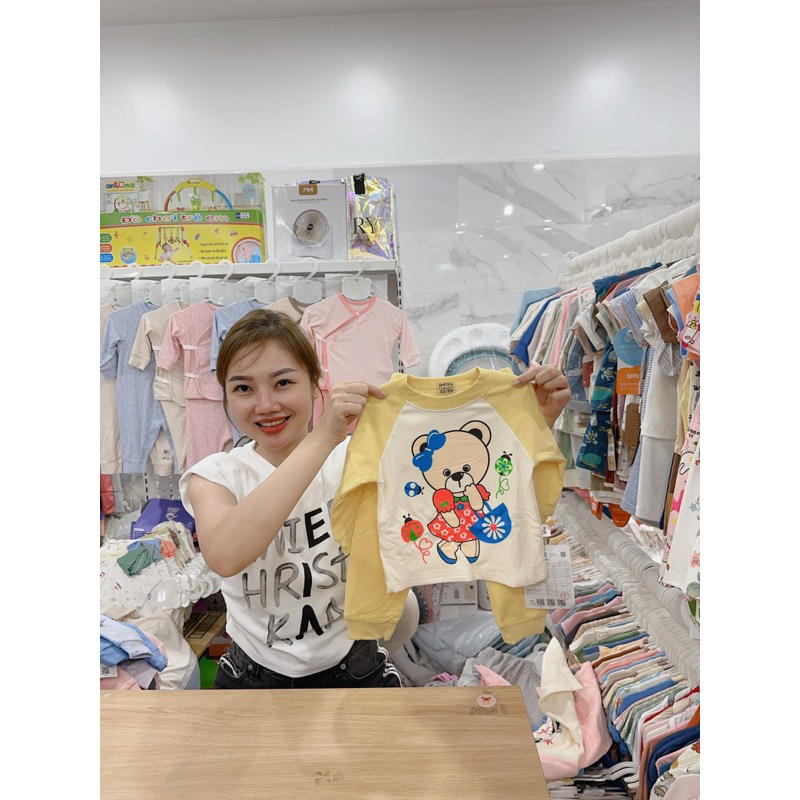 Bộ dài tay cho bé trai bé gái , bộ quần áo thu đông trẻ em