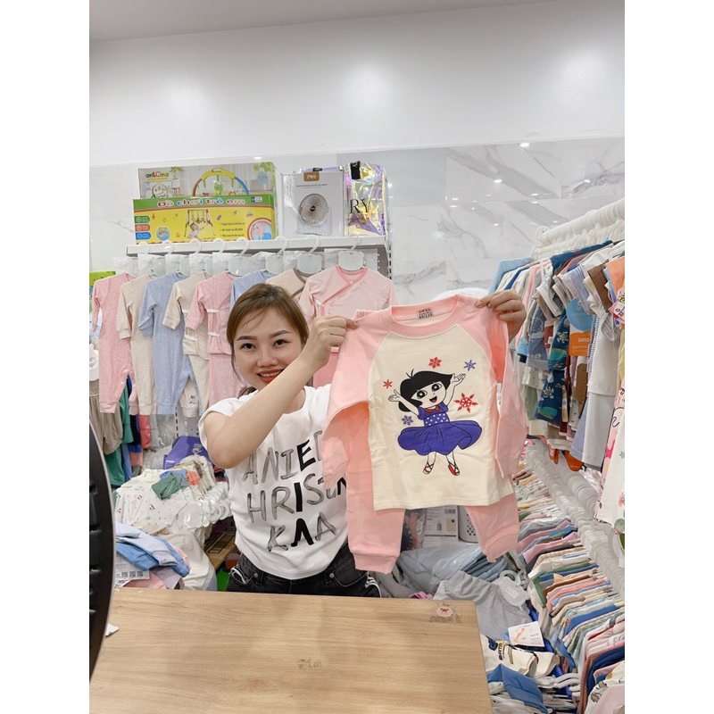 Bộ dài tay cho bé trai bé gái , bộ quần áo thu đông trẻ em