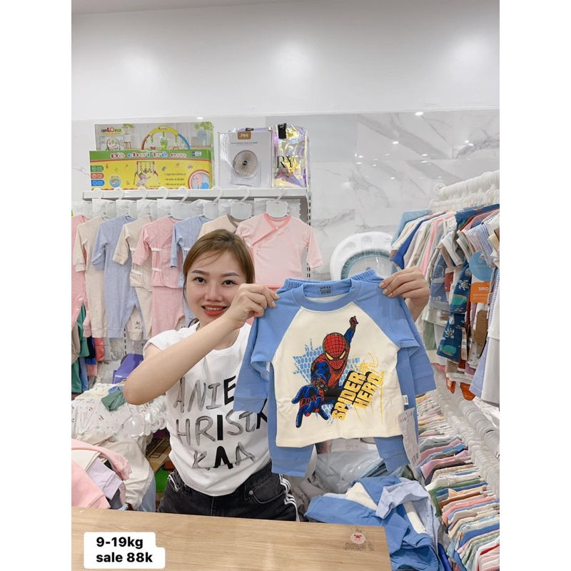 Bộ dài tay cho bé trai bé gái , bộ quần áo thu đông trẻ em