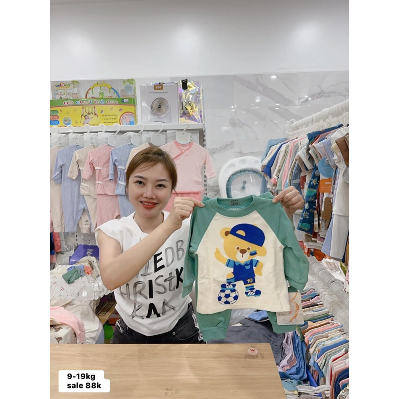 Bộ dài tay cho bé trai bé gái , bộ quần áo thu đông trẻ em