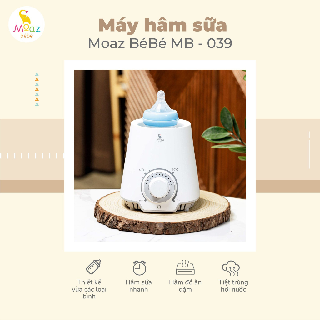 Máy hâm sữa Moaz BéBé MB-039