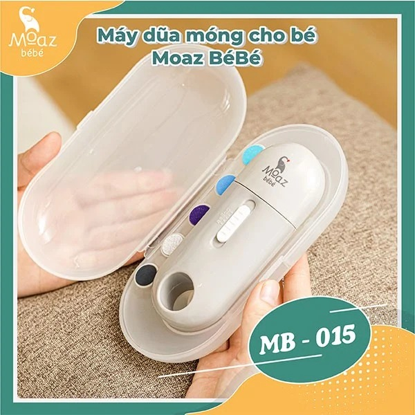 Máy dũa móng tay Moaz bébé MB015 cho bé sơ sinh