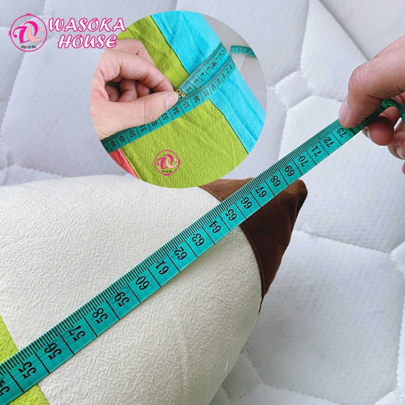 Gối ôm trẻ em, gối ôm bút chì cầu vòng 70cm, hình bút chì nhiều màu sắc cute