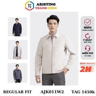 Áo khoác 2 lớp Aristino cổ bẻ lịch lãm form suông AJK011W2-4 màu