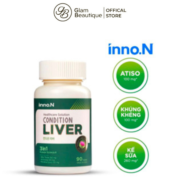 Thực phẩm bảo vệ sức khỏe Hàn Quốc CONDITION Liver 90 viên/hộp Glam Beautique