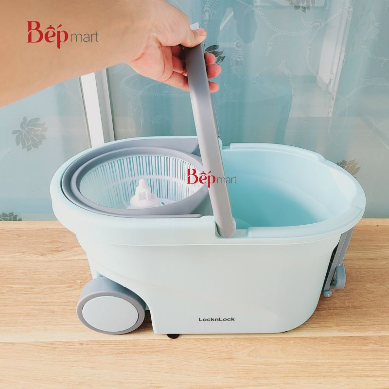 Bộ cây lau nhà Sweepy by LocknLock ETM971 , 2 bông lau, xoay 360 - bepmart - Hàng chính hãng