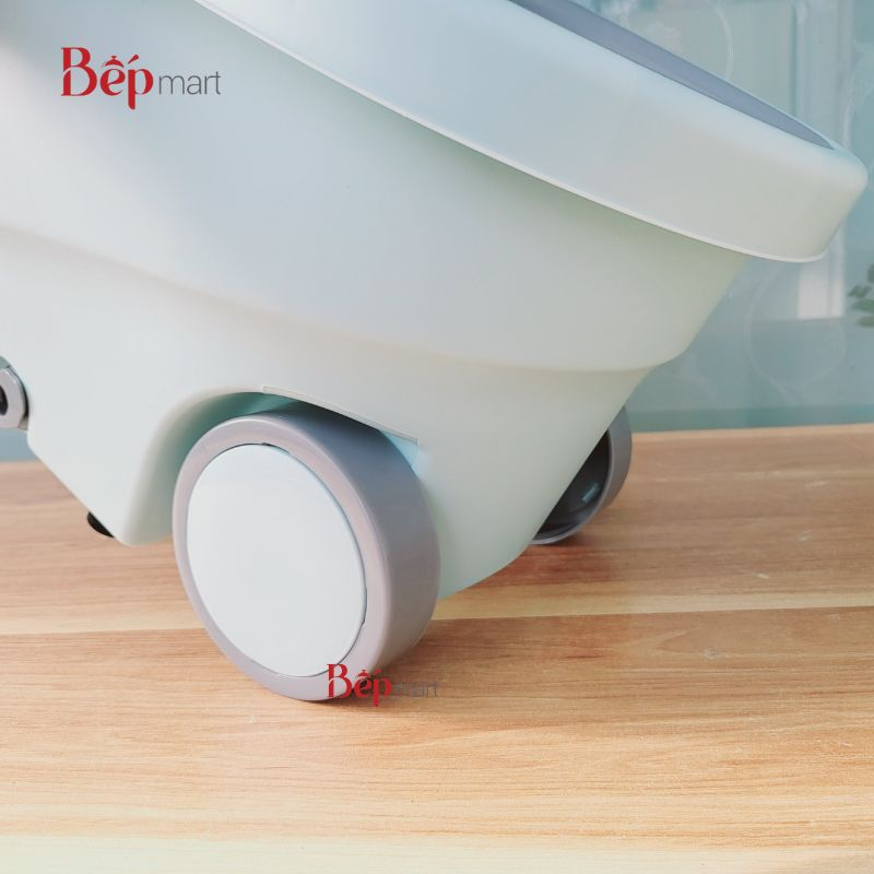 Bộ cây lau nhà Sweepy by LocknLock ETM971 , 2 bông lau, xoay 360 - bepmart - Hàng chính hãng