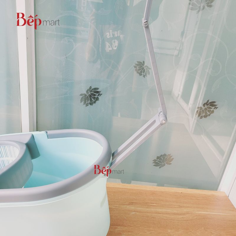 Bộ cây lau nhà Sweepy by LocknLock ETM971 , 2 bông lau, xoay 360 - bepmart - Hàng chính hãng