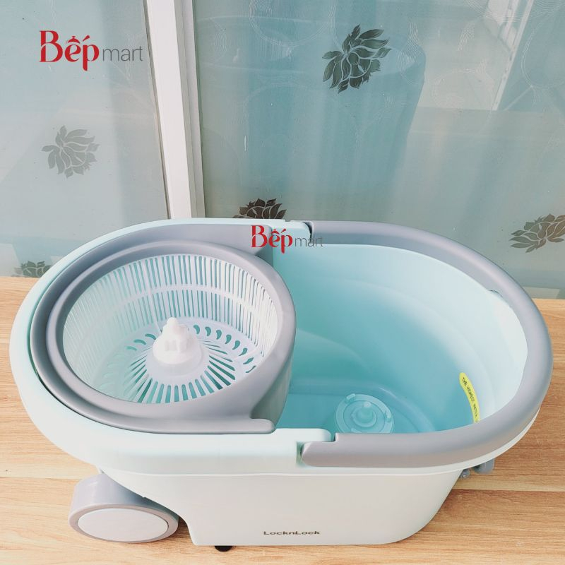 Bộ cây lau nhà Sweepy by LocknLock ETM971 , 2 bông lau, xoay 360 - bepmart - Hàng chính hãng