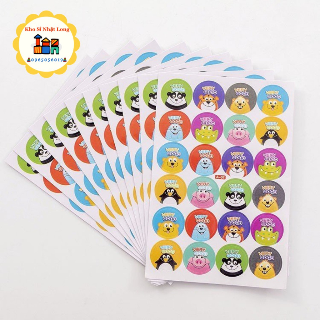Sticker lời khen tiếng anh 240 hình