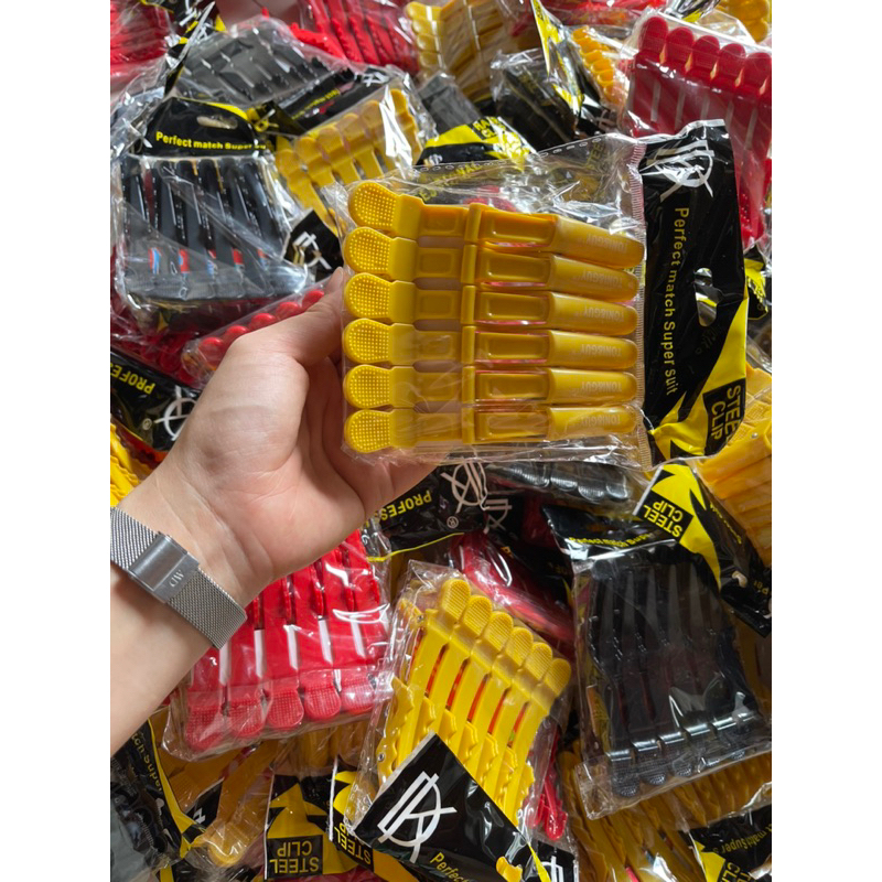 KẸP TÓC HÀNG LOẠI1 CHẮC CHẮN VỈ 6 CÁI