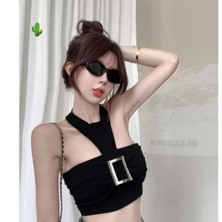 🍒🍒🍒 🌵🌵🌵 Áo yếm phối khoen kiểu croptop pc