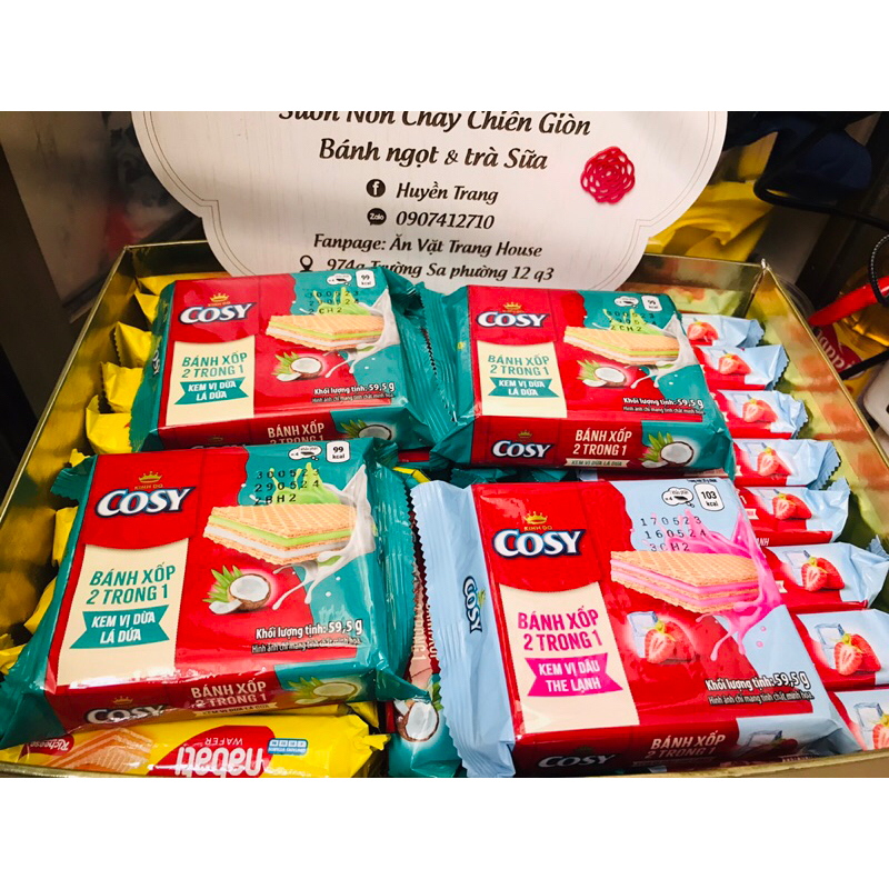 BÁNH XỐP KEM COZY