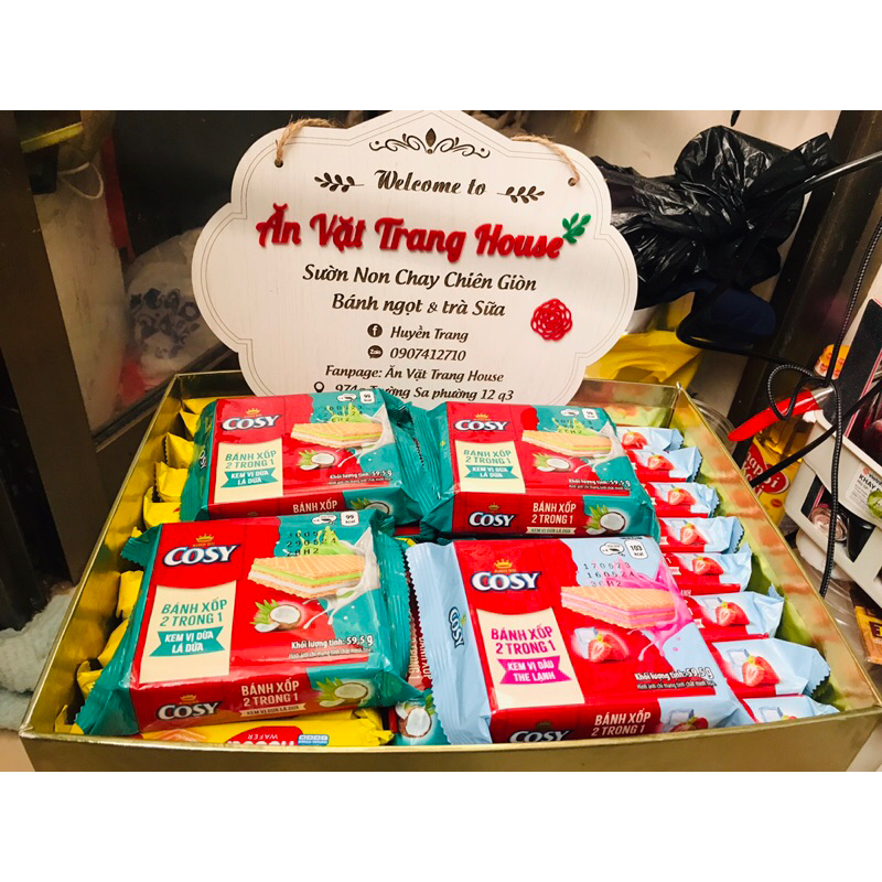 BÁNH XỐP KEM COZY