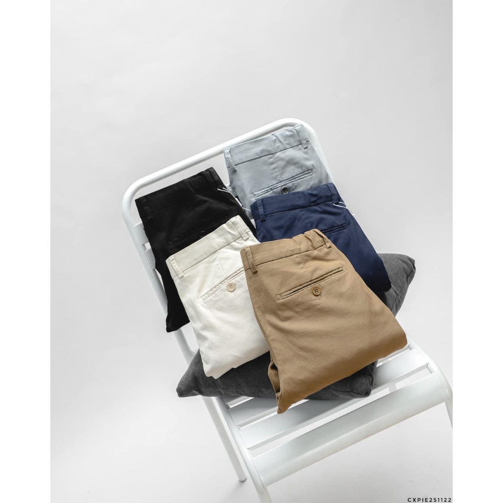 Quần kaki pierre cardin chất cotton spandex co giãn nhẹ mặc thoáng mát thoải mái